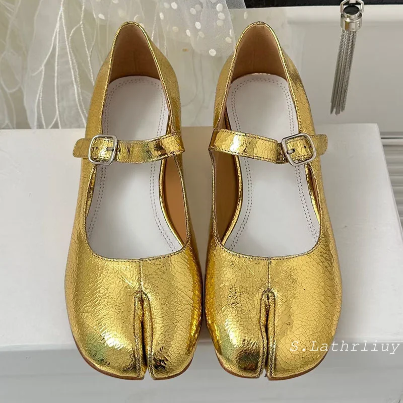 Весенне-осенние балетки на мягкой подошве туфли из натуральной кожи плоской