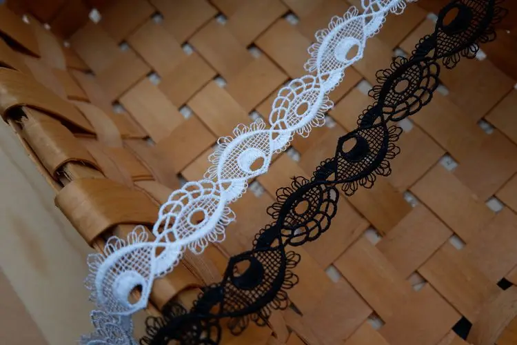 Кружевная лента с вышивкой из полиэстера французское кружево гипюровая ткань