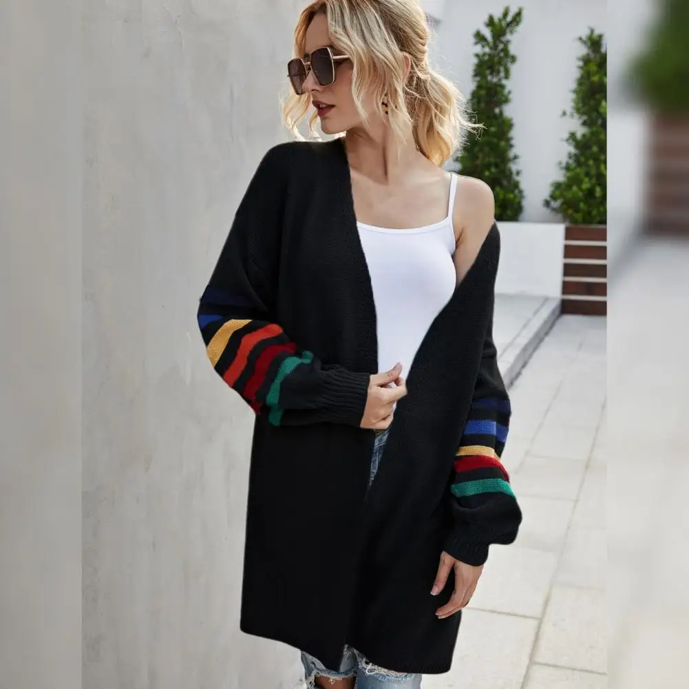 

Thickened Warm Long Sleeve Loose Sweater Jackets for women Autumn Casual Knitted Cardigan Female Long Knitwear Coats chaquetas