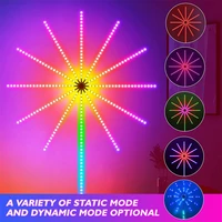 colorful led strip firework light rgb bluetooth music sound disco lamp with remote control for home party holiday decoration