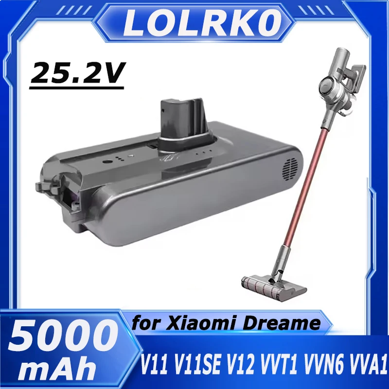 Аккумулятор 25 2В для Dreame V11 V11SE V12 VVT1 VVN6 VVA1 LOLRKO