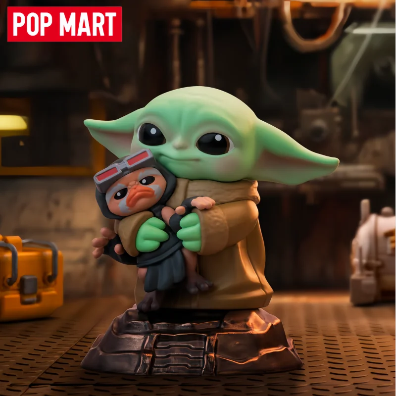 Фото Новые оригинальные коллекционные фигурки POP MART STAR WARS: серия «Мандалорец», аниме-фигурки в закрытой упаковке, таинственная коробка, настольные игрушки №2