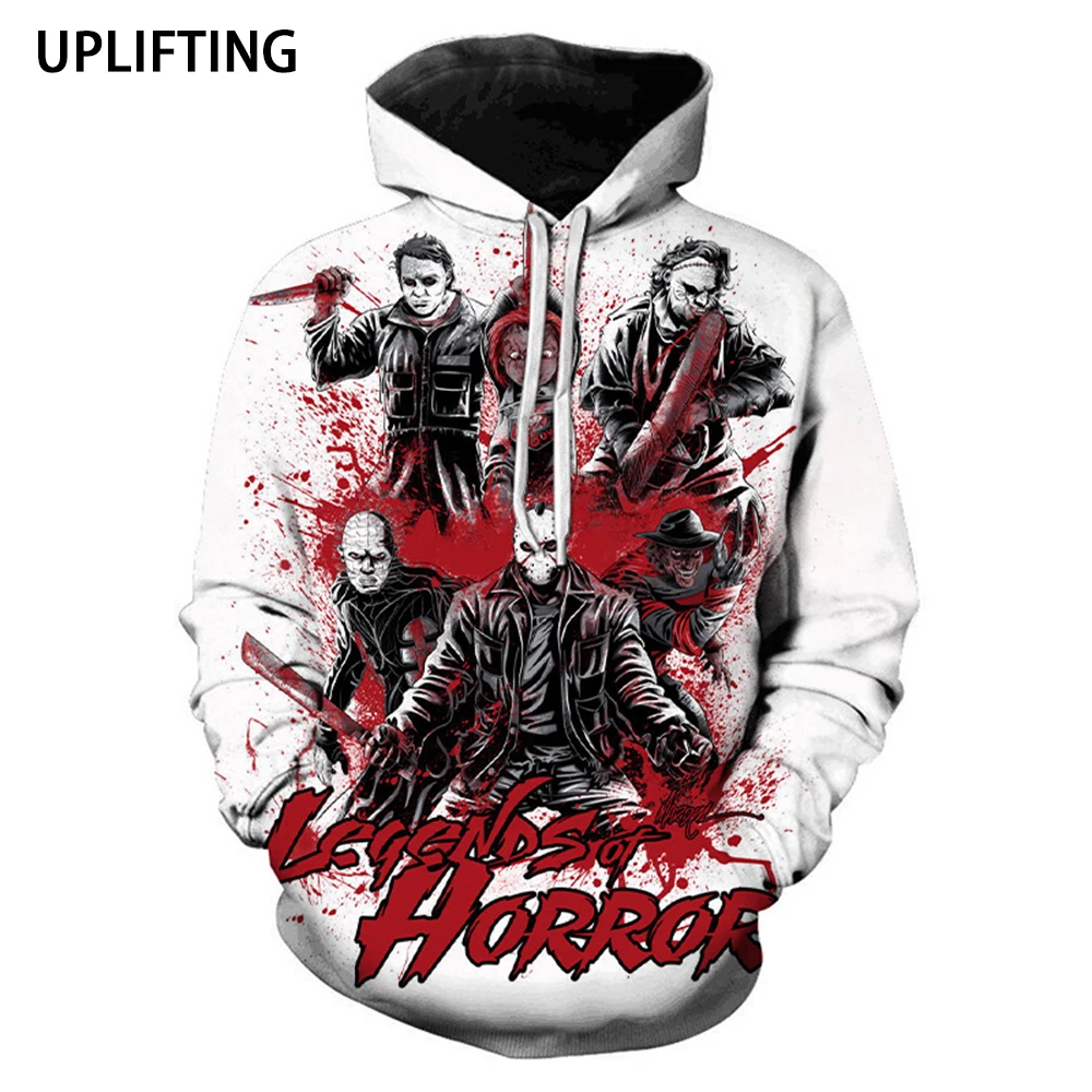 

2024 Men Women Hoodies Sweatshirts Fashion Casual Pullover Streetwear Halloween Kills Horror Movie Michael Myers 3D Print Hoodie