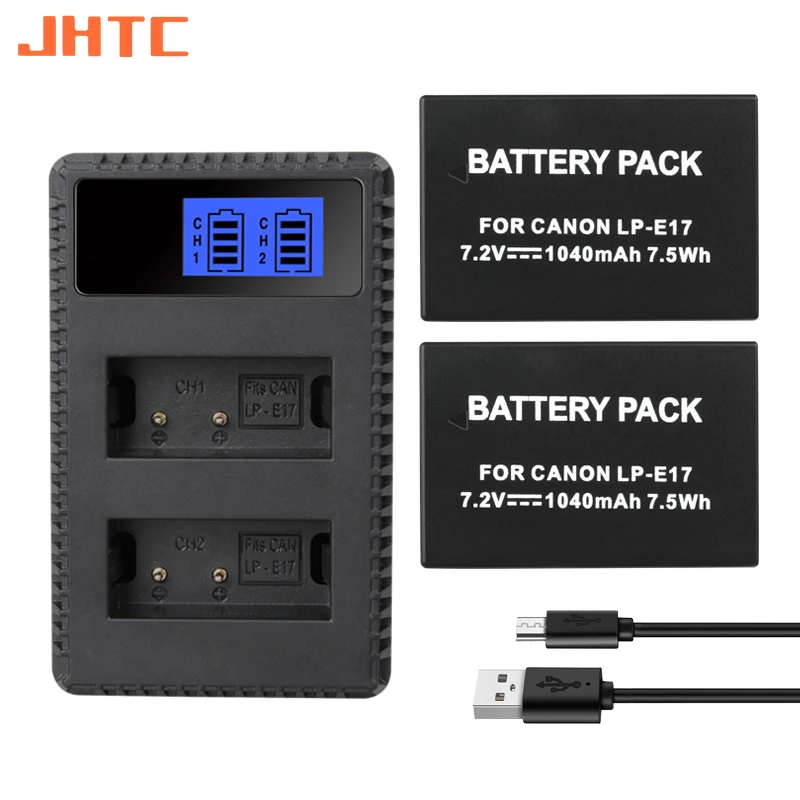 Зарядное устройство для камеры Canon EOS M3 M6 T6s T6i 750D 760D 200D 800D 8000D Kiss X8i LP E17