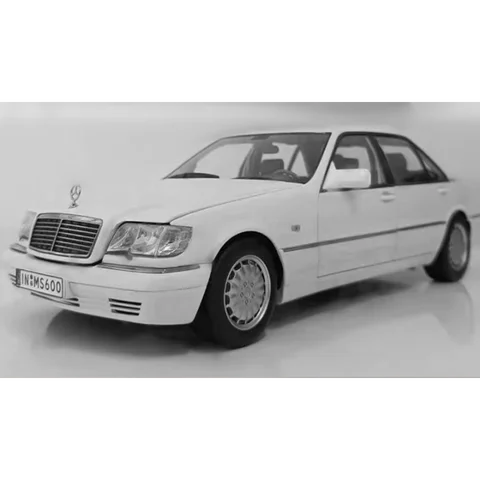 Металлическая модель автомобиля WELLY Mercedes-Benz S600 W140 1:18 с головой тигра