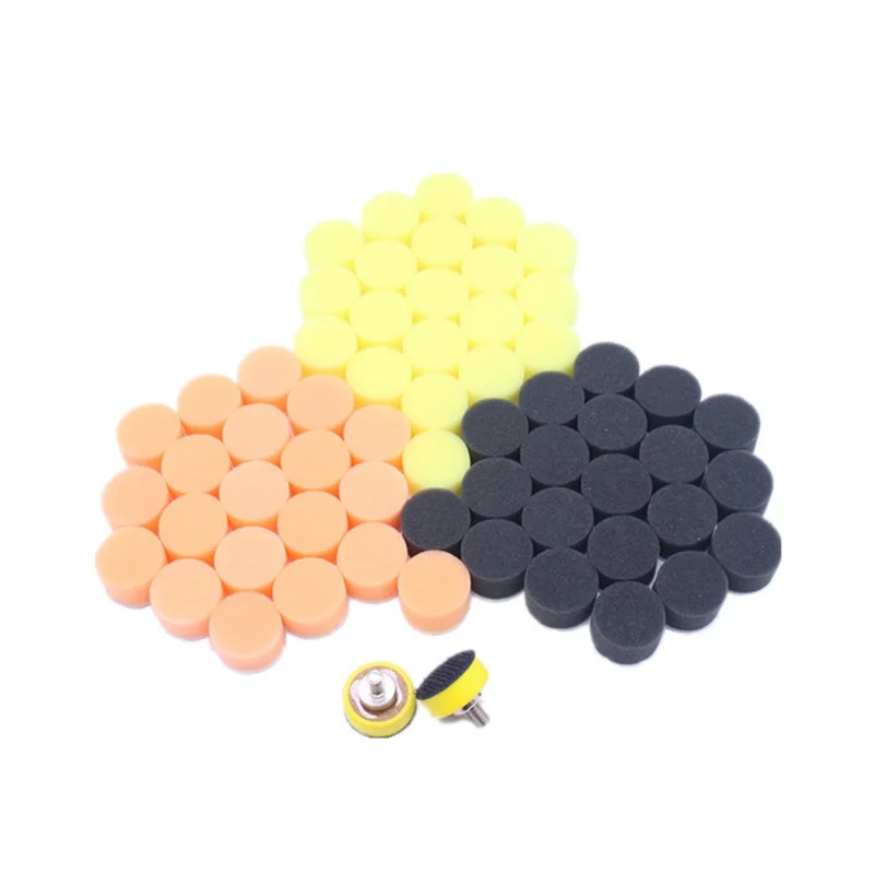 

1inch Car Beauty Polishing Sponge Disc Small Corner Area Detail Sponge Wheel Buffering Back Velvet Pad Abrasive Tool 25mm
