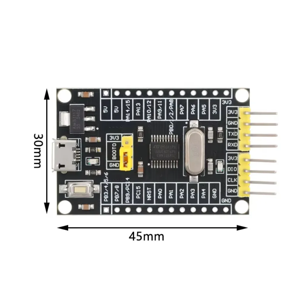 Фото Отладочная плата STM32G030F6P6, минимальная системная плата для обучения и оценки на базе микроконтроллера STM32G030 №5