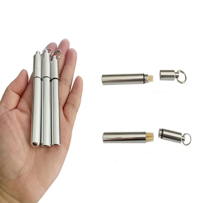 Серебряный портсигар из алюминиевого сплава водонепроницаемая коробка для