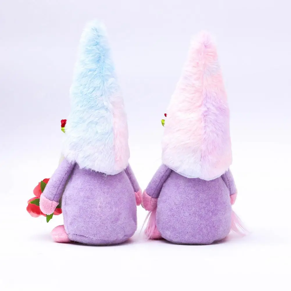 

Милая плюшевая кукла гнома, полипропиленовая хлопчатобумажная кукла с удобным прикосновением, без лица, карликовая кукла, украшение для ве...