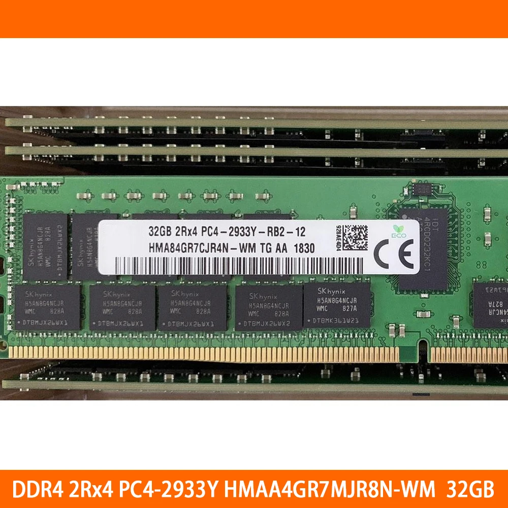 RAM 32GB DDR4 32G 2Rx4 PC4-2933Y HMAA4GR7MJR8N-WM Server Memory High Quality Fast Ship