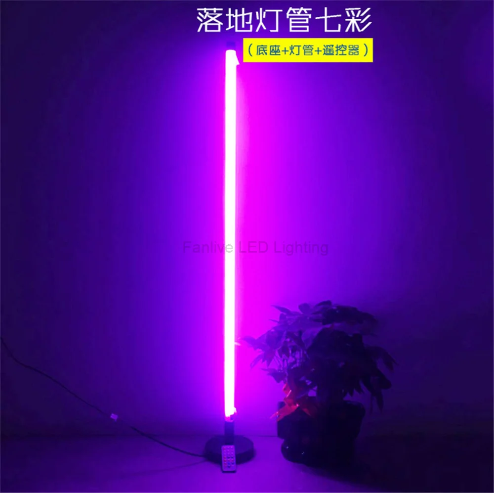 10 шт. RGB 360 градусов T8 Светодиодная трубчатая лампа AC 220 В e14 основа с подставкой