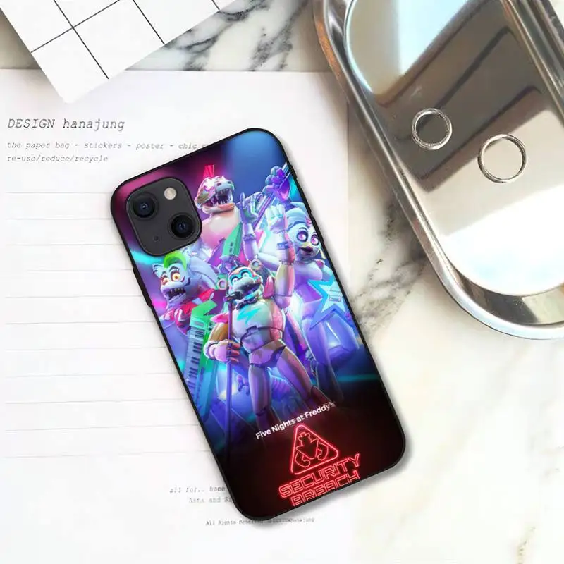 FNAF чехол для телефона с защитой от поломки iPhone 11 12 Mini 13 Pro XS Max X 8 7 6s Plus 5 SE XR |
