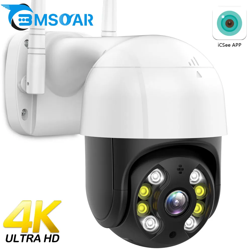 4K 8MP HD PTZ камера наружная WiFi IP iCSee 3MP 5MP видео наблюдение CCTV автоматическое