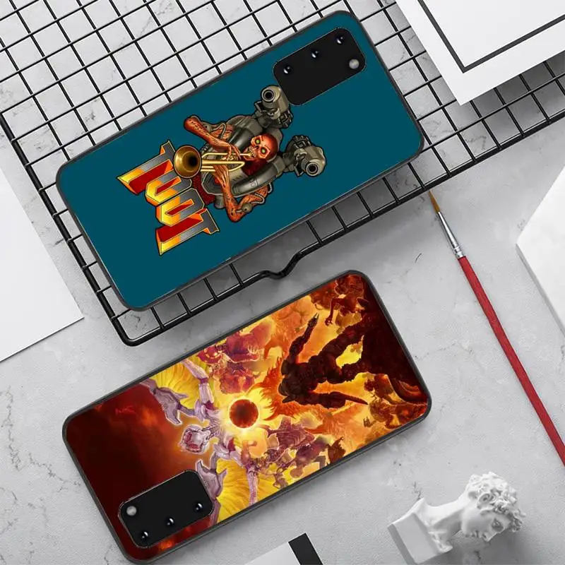 

YNDFCNB Doom game Phone Case for Samsung S10 21 20 9 8 plus lite S20 UlTRA 7edge