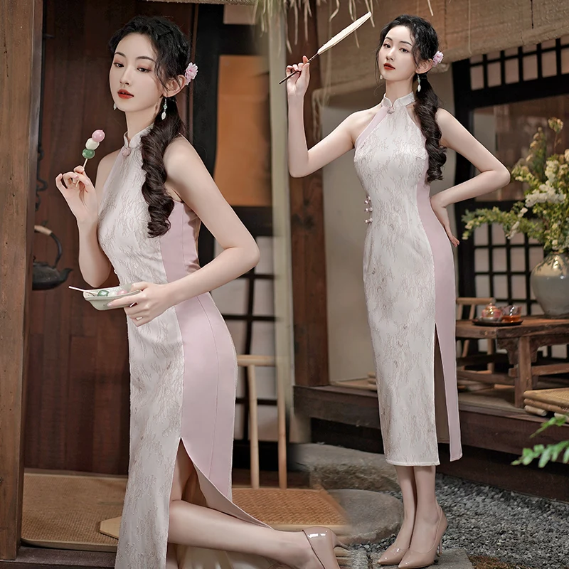 

Очаровательное вечернее платье в китайском стиле с дизайном Ципао и элегантным шармом для свадеб и вечеринок