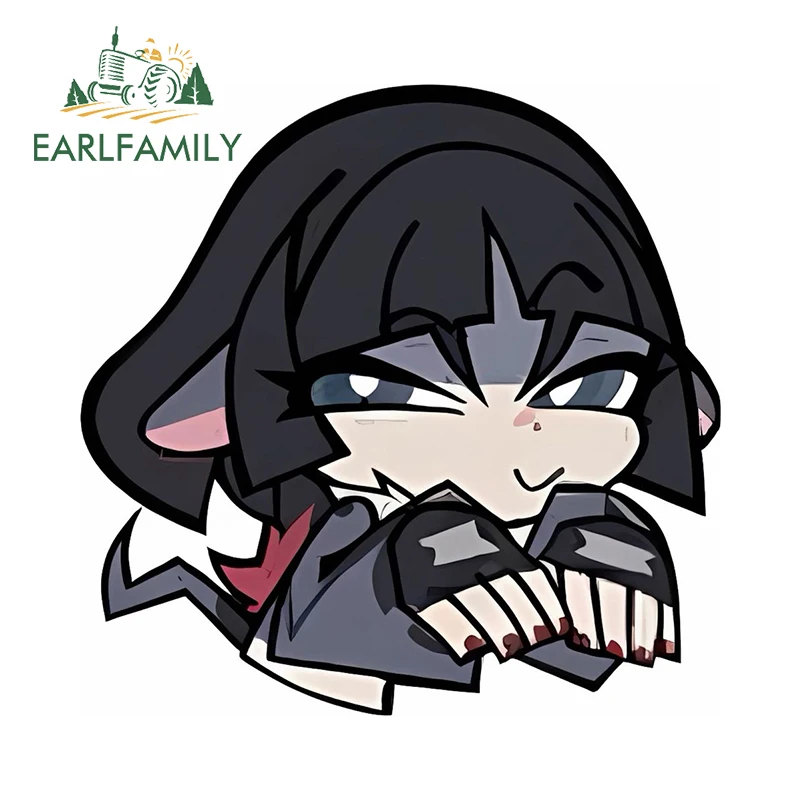 

EARLFAMILY 13 см × 9,8 см Jane Doe Box Zenless Zone Zero автомобильные наклейки, забавные яркие автомобильные окна, окклюзия, скрапбукинг