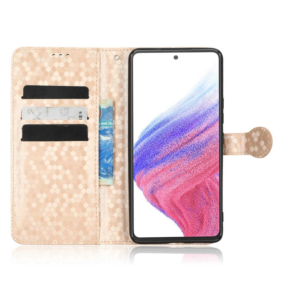 Кожаный блестящий чехол-кошелек для Black Shark 5 Pro 5RS Nokia G60 C21 Plus Sharp Sense7 Чехол-книжка с