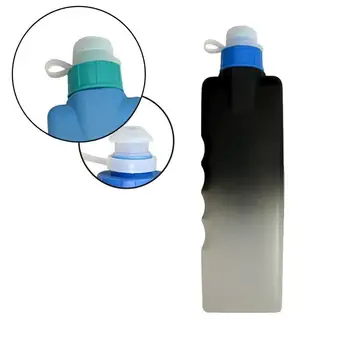 Squeeze Sport Water Bottle 0.33Litre Leak Proof Hockey 330ml Wide Mouth Dust Cover Lid For Football Soccer Basketball Gym 2