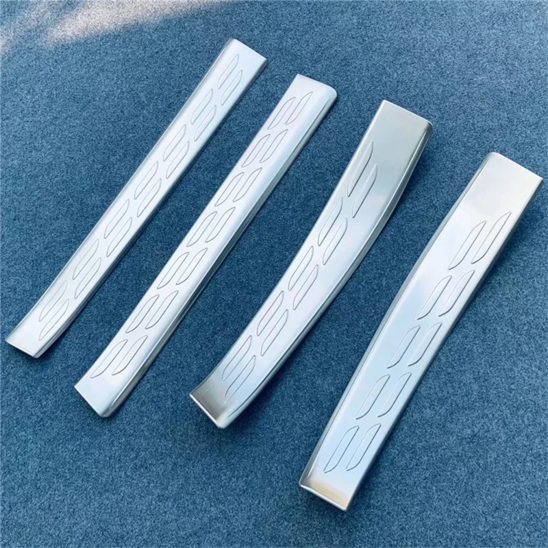 

WELKINRY For Nissan Note E13 3rd Generation 2021 2022 2023 Car Doorsill Threshold Welcoming Foot Pedal Scuff Guard Plate Trim
