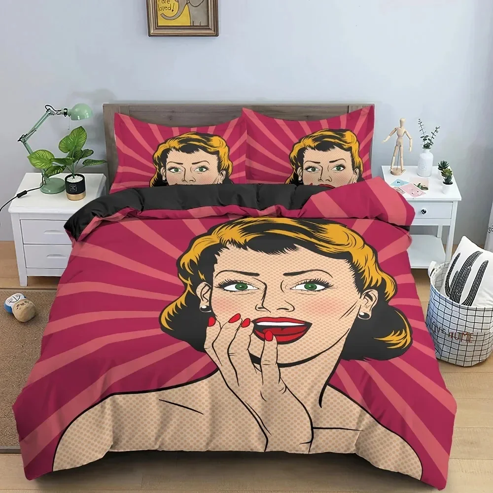 Мультяшный девчачий акварельный модный современный женский комплект