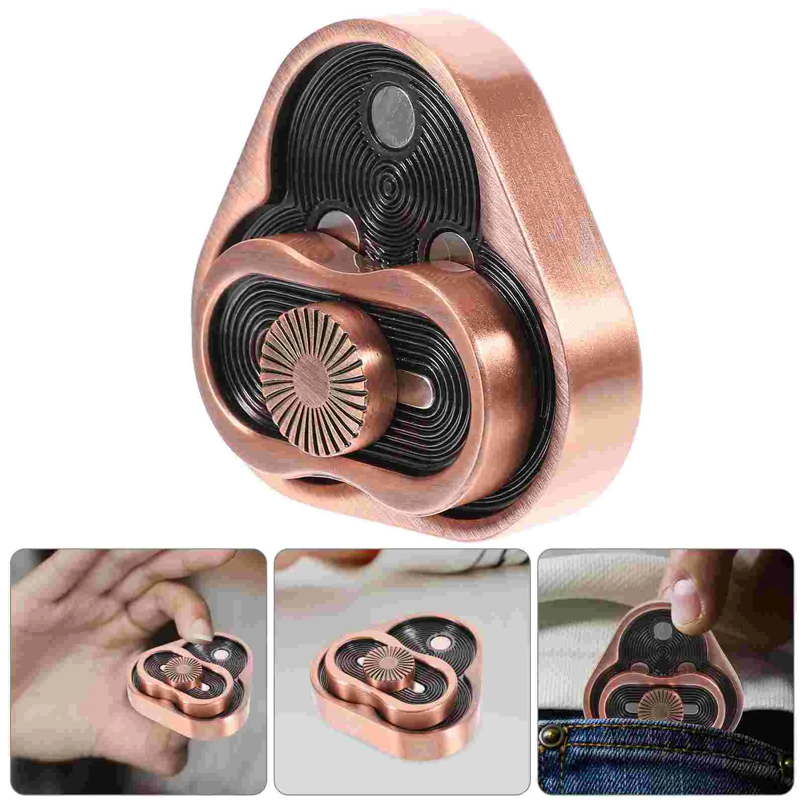 

Metal Fidget Slider Toy Office Anxiety Relief Plaything Adult Toys Stress Reliever Sensory Triangle Alloy Adults Crafts