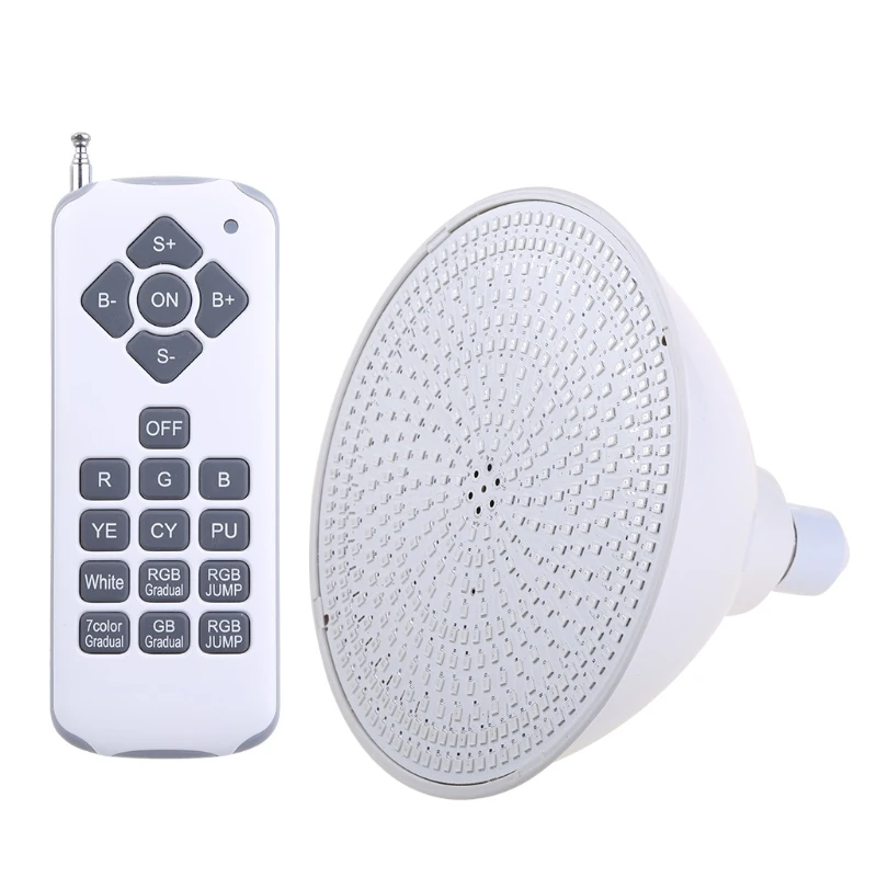 

120V 45W Colorful Swimming Pool Underwater Round Lights LED Wateproof Festival Ambient Pool Lamp Garden Backyard Decor