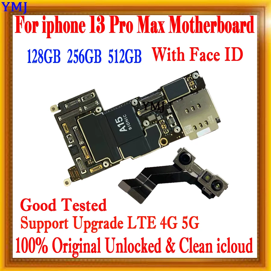 

Бесплатный iCloud для iPhone 13 Pro Max материнская плата 128g 256g разблокированная протестированная хорошо работающая материнская плата с поддержкой обновления LTE 4G 5G MB