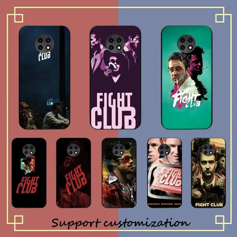

FHNBLJ Fight Club Phone Case for Samsung S20 lite S21 S10 S9 plus for Redmi Note8 9pro for Huawei Y6 cover