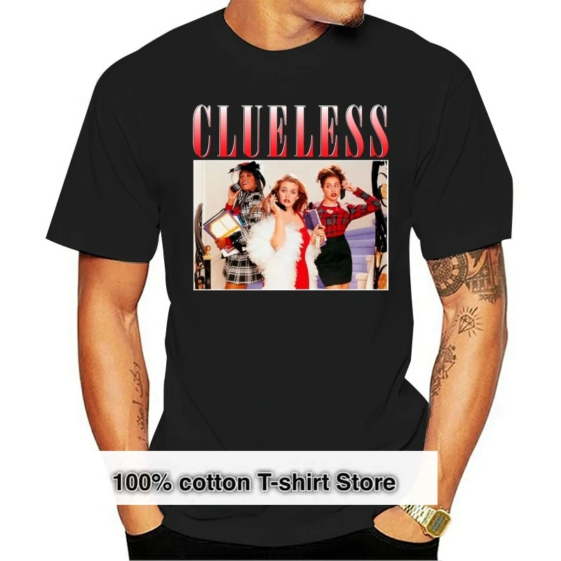 

Men T shirt VINTAGE Clueless Movie T-Shirt Women tshirt