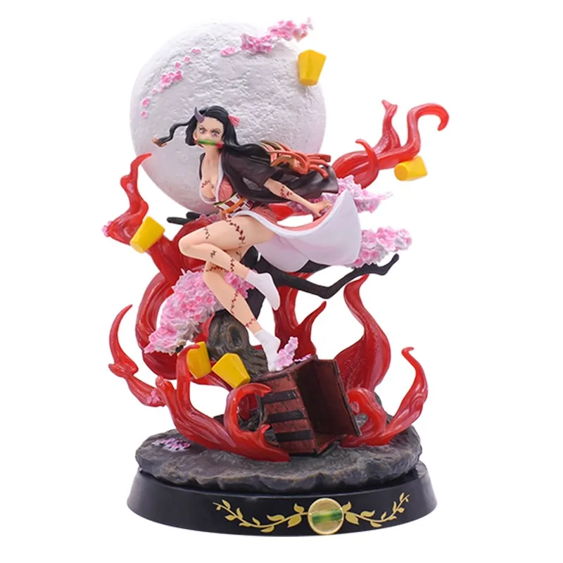 

30cm Demon Slayer Anime Figure Model Toy GK Kamado Nezuko Awakened Kimetsu PVC Action Figure Birthday Gifts