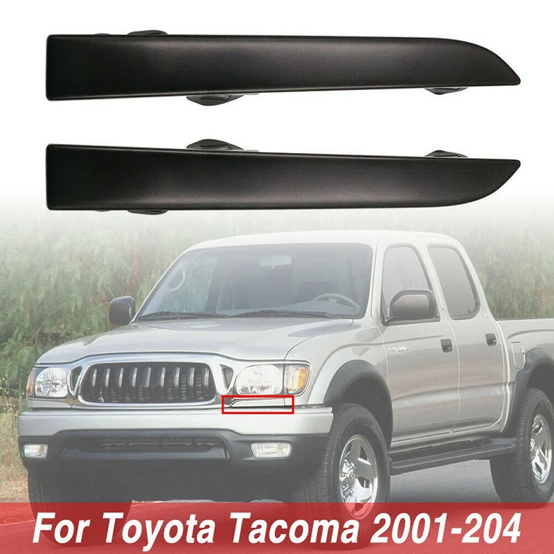

For Toyota Tacoma 2001-2004 Front Bumper Grille Headlight Filler Trim Panels Pair 5251235050 5251335060