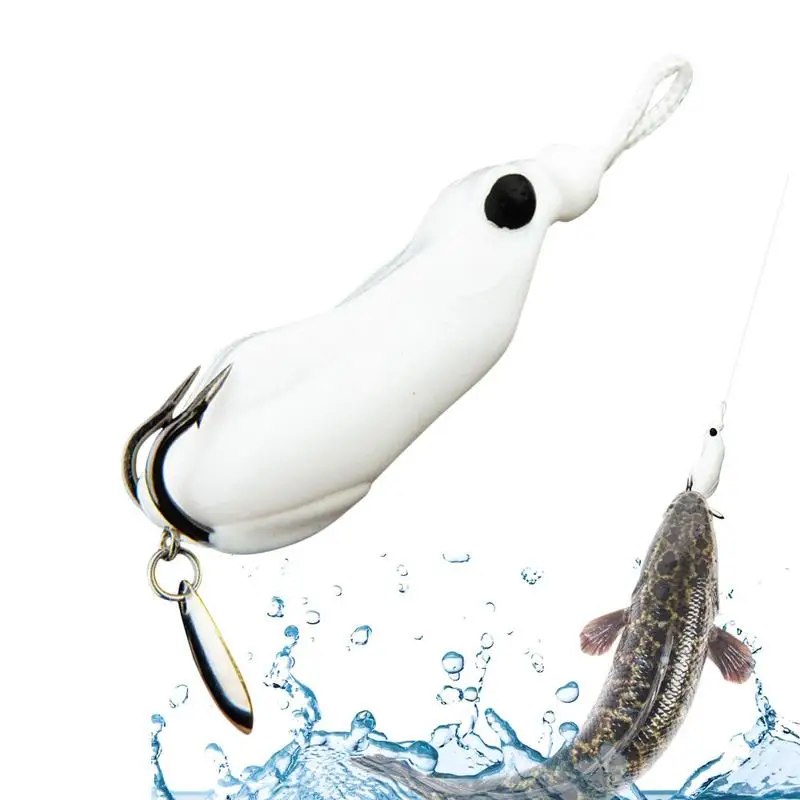 

Soft Frog Bait Frog Fishing Lures For Bass Topwater Soft Top Water Bass Fishing Lures For Freshwater Frogs Breathable Drainage
