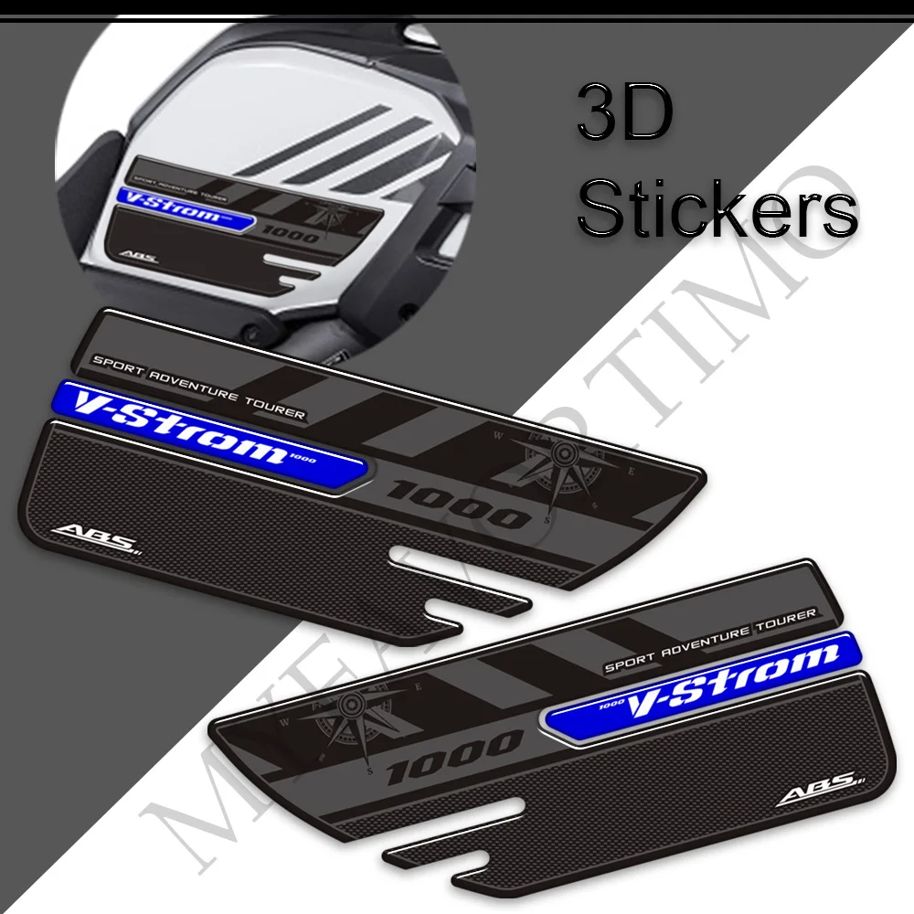 

For Suzuki V Strom VStrom V-Strom DL 1000 XT DL1000 Tank Pad Grips Gas Fuel Oil Kit Knee Stickers Protector