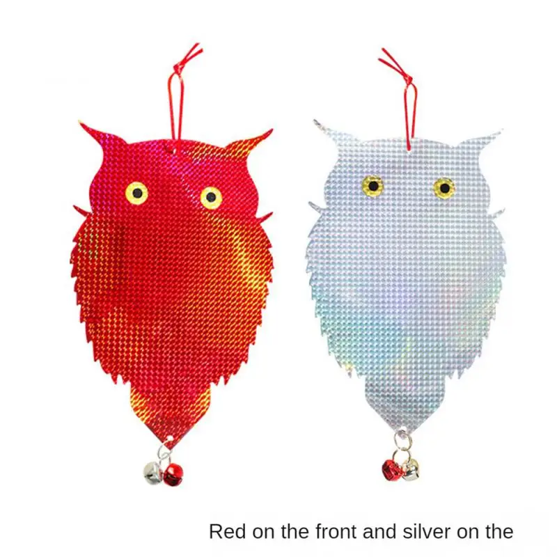 

Double-sided Laser Reflective Bird Repellent New Owl Shape Agricultural Orchard Garden Bird Repellent Scare Bird Balcony