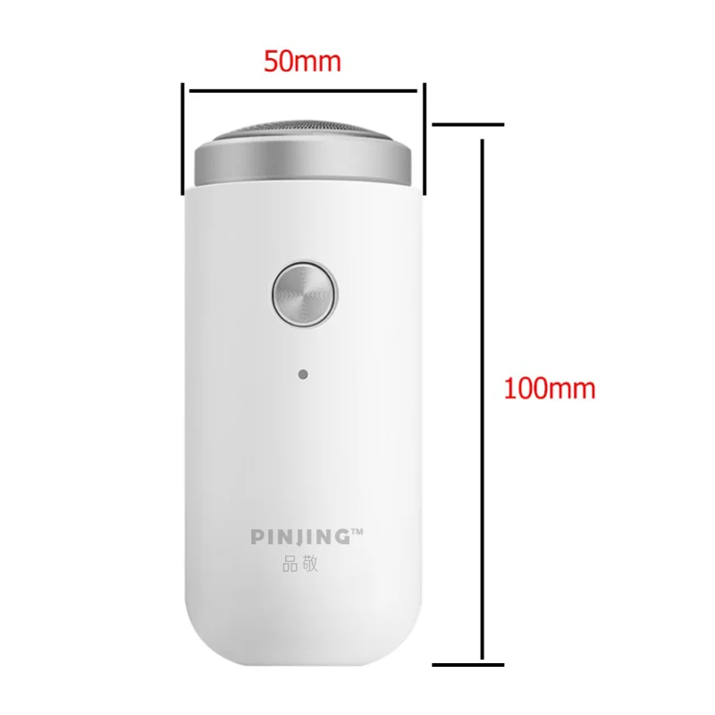 Фото Электробритва XIAOMI PINJING ED1, портативная мини-бритва с зарядкой от USB, триммер для бороды, моющаяся мужская бритва для сухого и влажного бритья №2