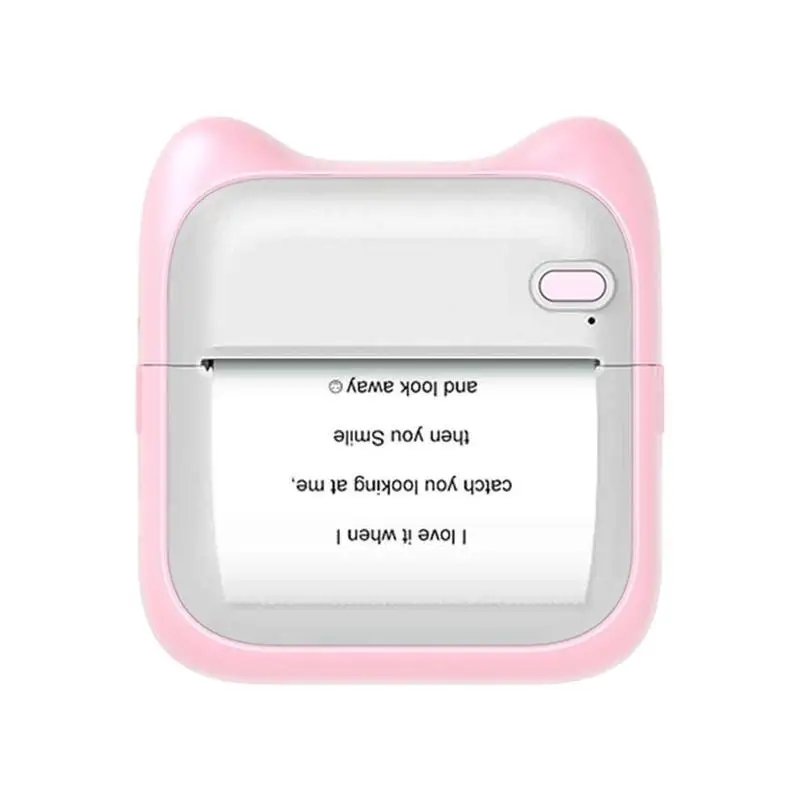 

Smartphone Photo Printer BT Pocket Thermal Printer Mini Pocket Printer With Printing Paper For Journal Notes Memo Photo
