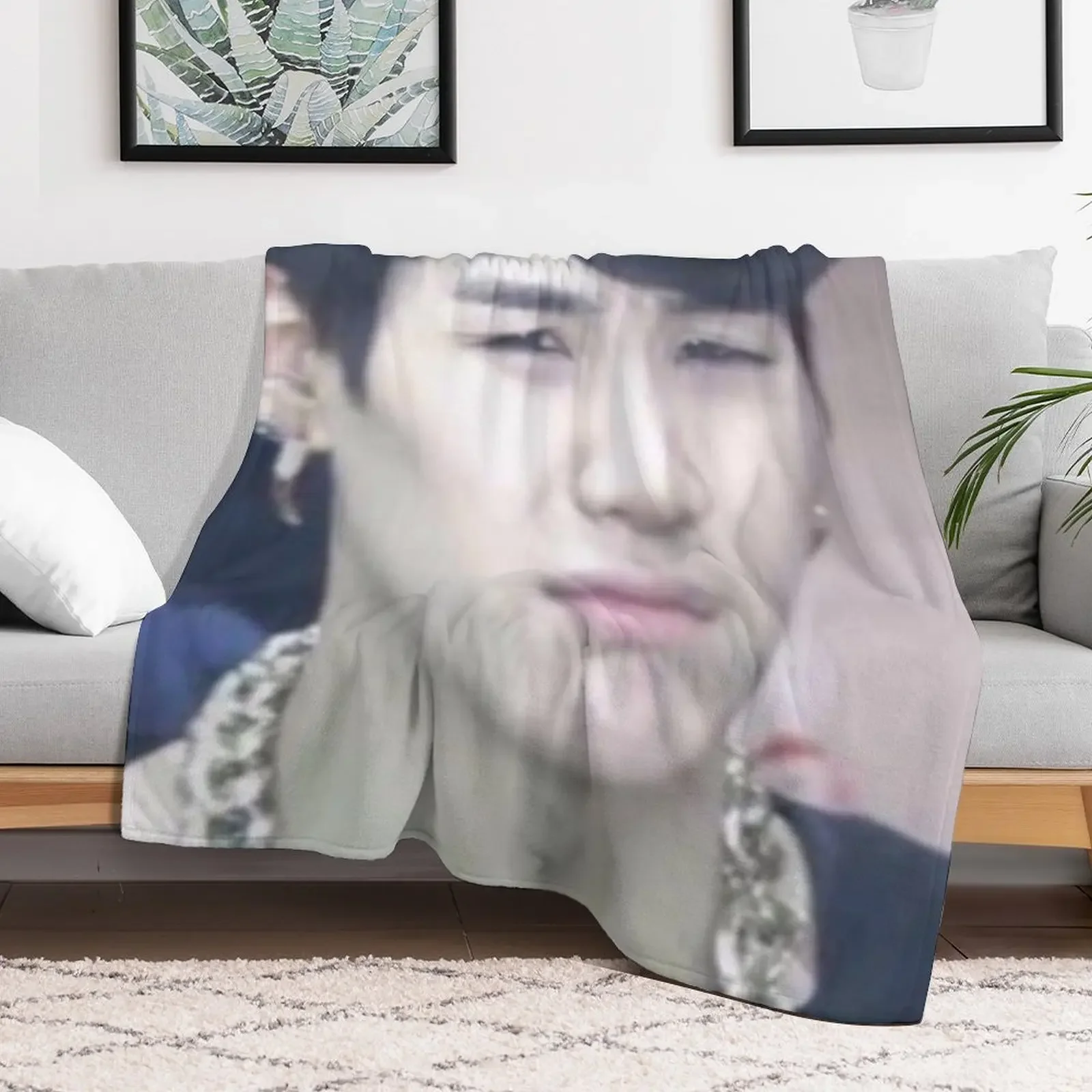 Одеяло с надписью Yoongi роскошное утолщенное одеяло в клетку Среда одеяла