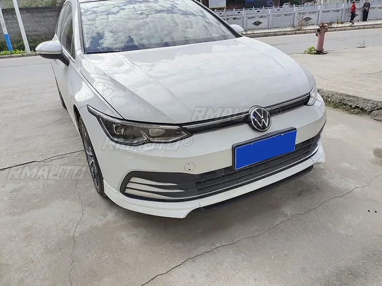 Для VW Golf MK8 Pro 2018-2024 комплект кузова передний бампер диффузор глянцевый