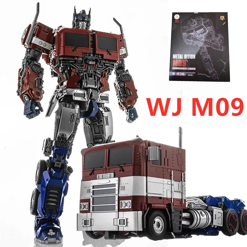 

IN STOCK WJ Transformation OP Commander M09 M-09 Diecast Oversize TW SS Led Light Alloy Action Figure Robot Toys With Box