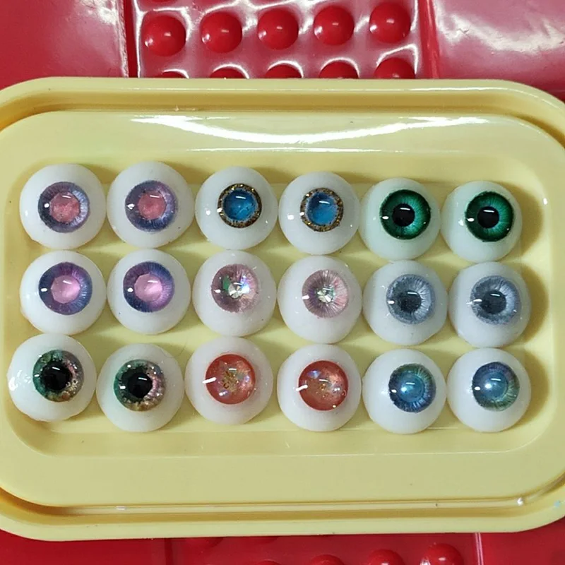 

Doll Eyes 10/12/14/16/18mm for 1/3 1/4 1/6 Bjd Resin Eyeball Diy Change Dress Up Girl Kid Toy Accessories