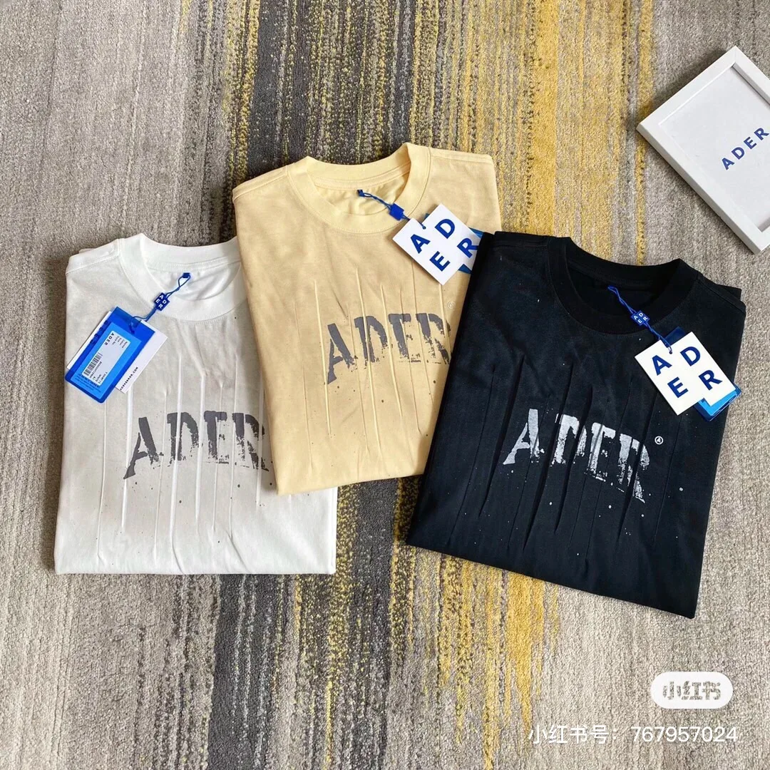 

1:1 Version Korean Brands ADER ERROR T-shirt Men Women Couple 100% Cotton Tee Hip Hop High Street Casual Oversize ADER T Shirt