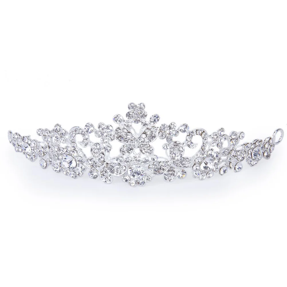 

Bridal Crown Tiara Headband Flower Girl Hair Accessories Crowns Adults Decorate