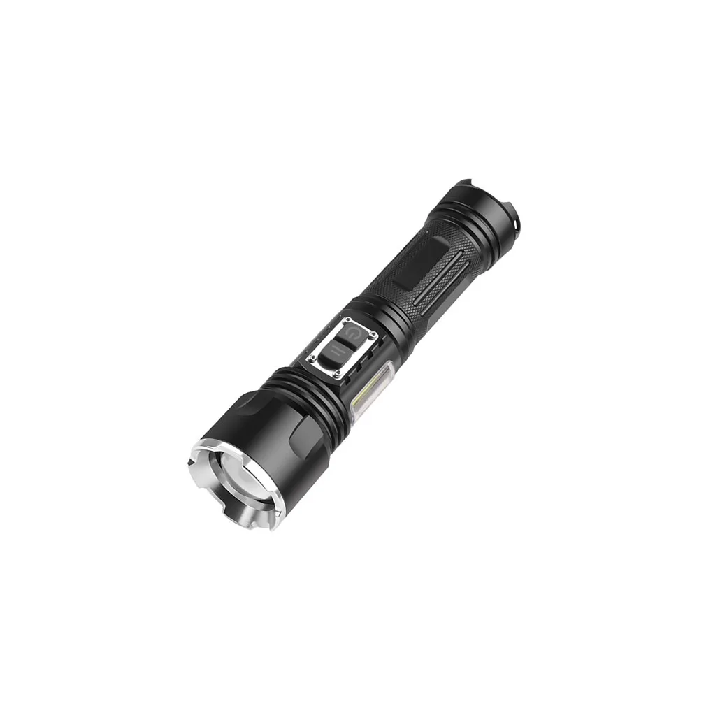 

USB Rechargeable COB Flashlight Powerful Torch Aluminum Waterproof Spotlights Lighting Equipment Emergency light Search