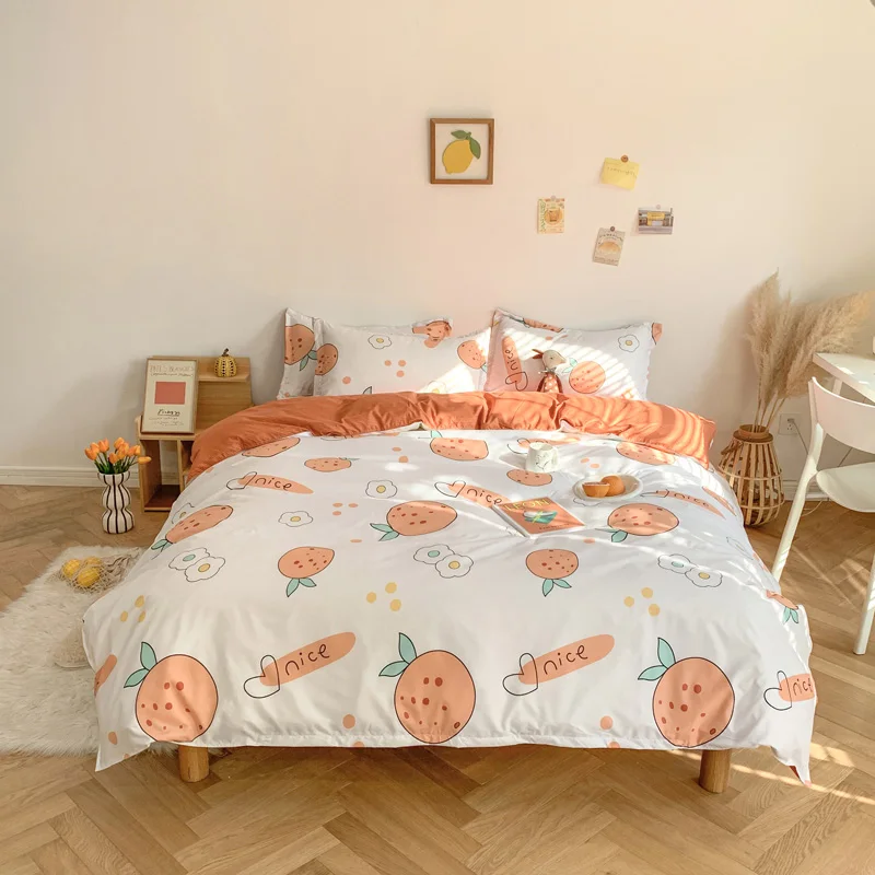 

Комплект постельного белья с рисунком моркови, пододеяльник 200x200 с наволочкой, пододеяльник x 20 0, чехол с одеялом большого размера