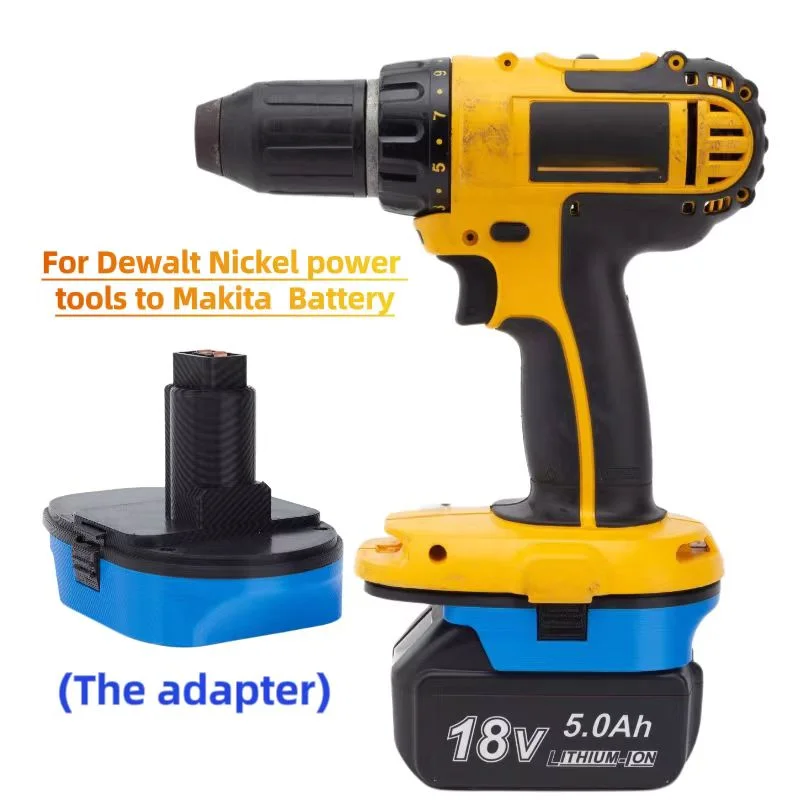 

Battery Adapter For Makita 18V Li-Ion Battery BL1830 BL1860 Convert to for Dewalt DC9096 Ni-Cd Ni-Mh Batteries Tools