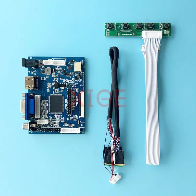 

Плата контроллера драйвера подходит для N133B6 N133BGE совместимый-HDMI Комплект Сборки DIY VGA 2AV LVDS 40 Pin 13,3 "ЖК-экран для ноутбука 1366*768
