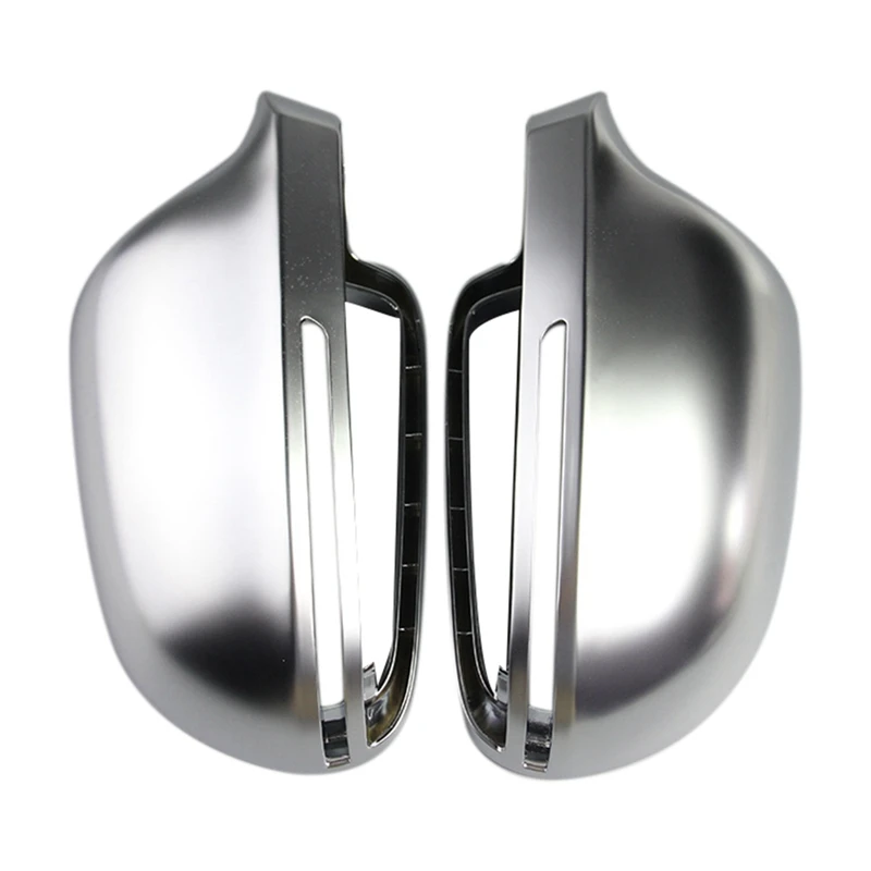 

Matte Chrome Side Wing Mirror Cover Rear View Mirror Cap For- A6L 2009-11 A4L 2009-12 A5 2008-09 Q3 2012-15