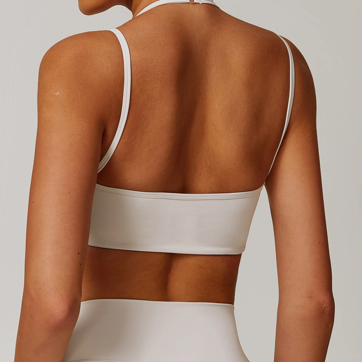 Бюстгальтер для фитнеса с красивой спиной мягкий высокопрочный женский