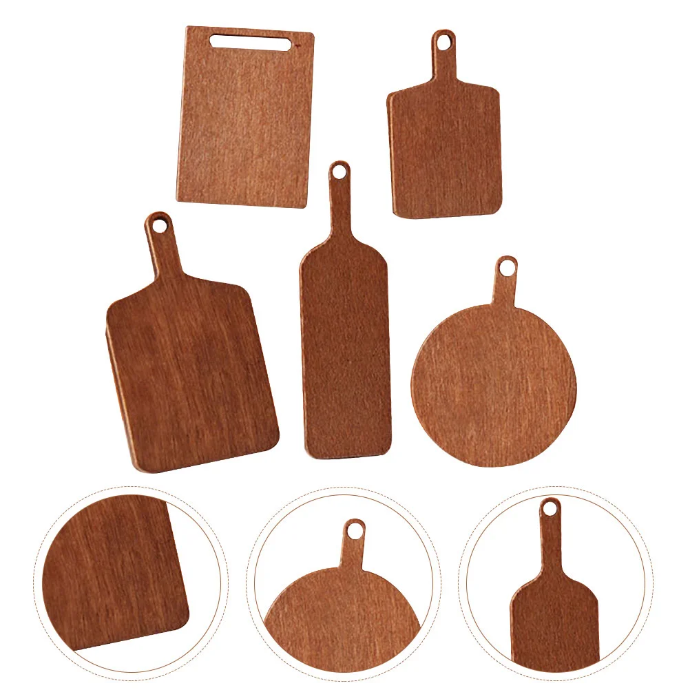 Accessories House Ornament Model Craft Cutting Decor Wood Miniature Baby Adornment