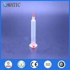 Прозрачный пневматический Дозирующий шприц 3 куб. Сммл с аксессуарами (цилиндр + стопорпоршень + наконечник) 2500 компл.лот